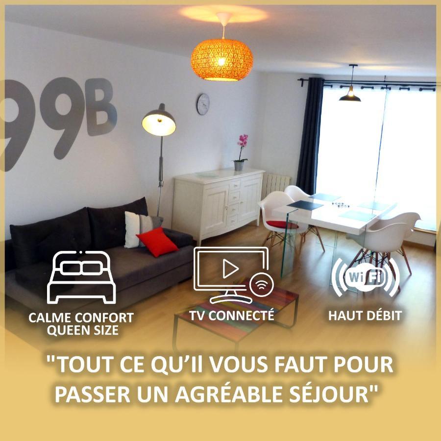 le 99B Modern apartment queen size bed&connected TV Hallennes-lez-Haubourdin Buitenkant foto